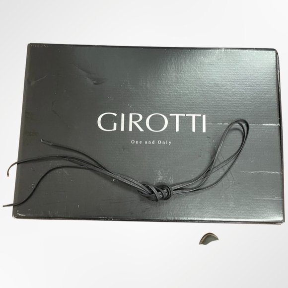 NWOT Girotti Men\'s Black Wingtip Dress Shoes with Sneaker Bottom Size 43 main image 6